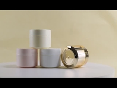 Okrągłe słoiki z tworzyw sztucznych PP 50g na zamówienie pojemniki kosmetyczne z wierzchołkiem śrubowym