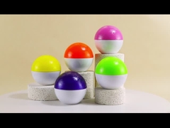 Sprzedaż hurtowa 50 ml Body Butter Scrub Jar Container Empty Ball Shaped Ice Flower Face Cream Jar 50g Skóra