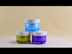 Drukowanie Przetwarzanie UV Drukowanie 50ml Double Wall Acrylic Plastic Jar for Body Scrub Cream