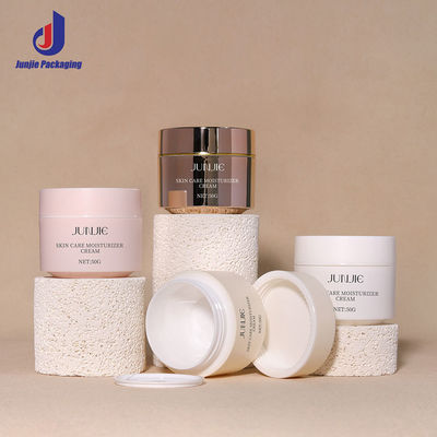 Okrągłe słoiki z tworzyw sztucznych PP 50g na zamówienie pojemniki kosmetyczne z wierzchołkiem śrubowym