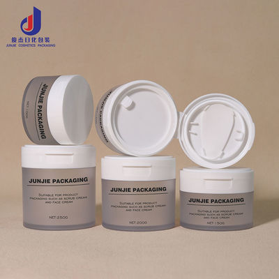 Pustka maska do oczu butelka z zaciskem przyjazny dla środowiska 120ml 150g 250g okrągły toner z muszli bawełnianej pojemnik z podkładką kosmetyczna słoik z tworzyw sztucznych