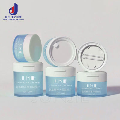 Wielorazowe kosmetyczne pojemniki PET z klapką do słoiczków na krem do pielęgnacji skóry w rozmiarach 150g, 200g, 250g