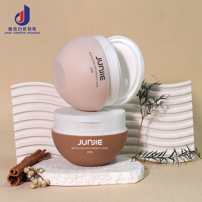 Ceny fabryczne Plastic PP 200g Skarby kosmetyczne z klapą Flip Top Cap Scrub twarzy, toner dla ciała, podkładki bawełniane, pojemnik z pincetą