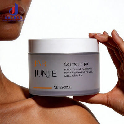 Ekologiczne opakowanie na krem do twarzy, oczu, ciała i skóry 50g-250g, niestandardowy pusty matowy fioletowy, niebieski, różowy plastikowy słoik na kosmetyki